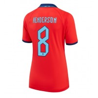 Echipament fotbal Anglia Jordan Henderson #8 Tricou Deplasare Mondial 2022 pentru femei maneca scurta